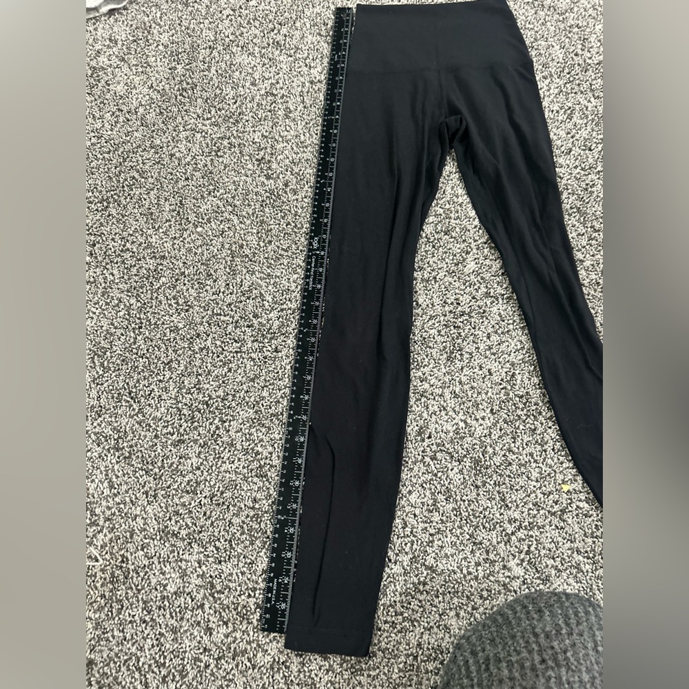 Lululemon Black High-Rise Leggings Size 4 - Picture 8 of 9